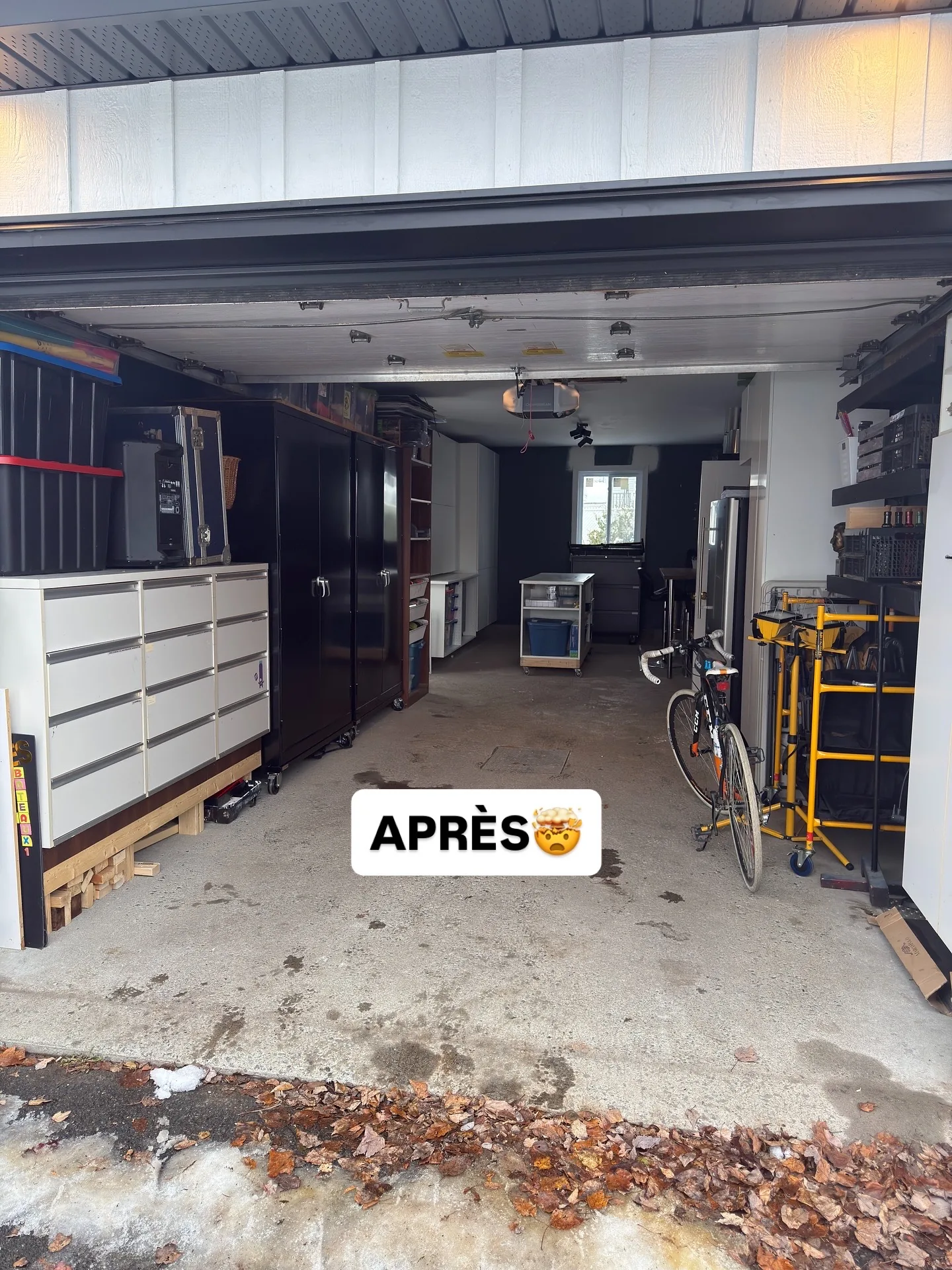 Après — Avant et après — transformation de garage par Our Haven Space